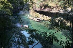 武汉到宜昌三峡人家 清江画廊坐游船动车往返二日游